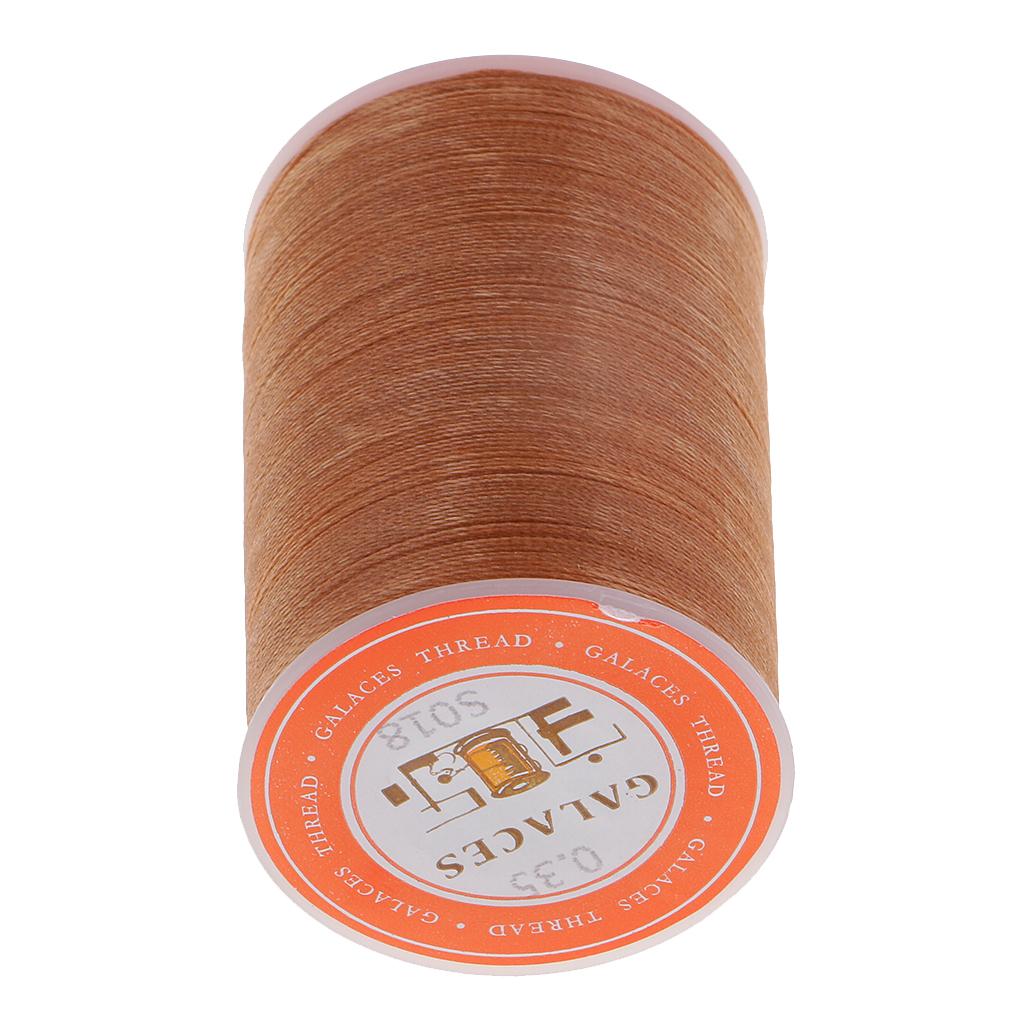 Hand Stitching Waxed Thread Polyester Cord for Leather Craft DIY Shoe Bag Carpet Repair and Beading