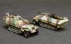 Platz World War II German Plastic Model PH723 1/144 Sd.Kfz.251/22 (2-Car Set)