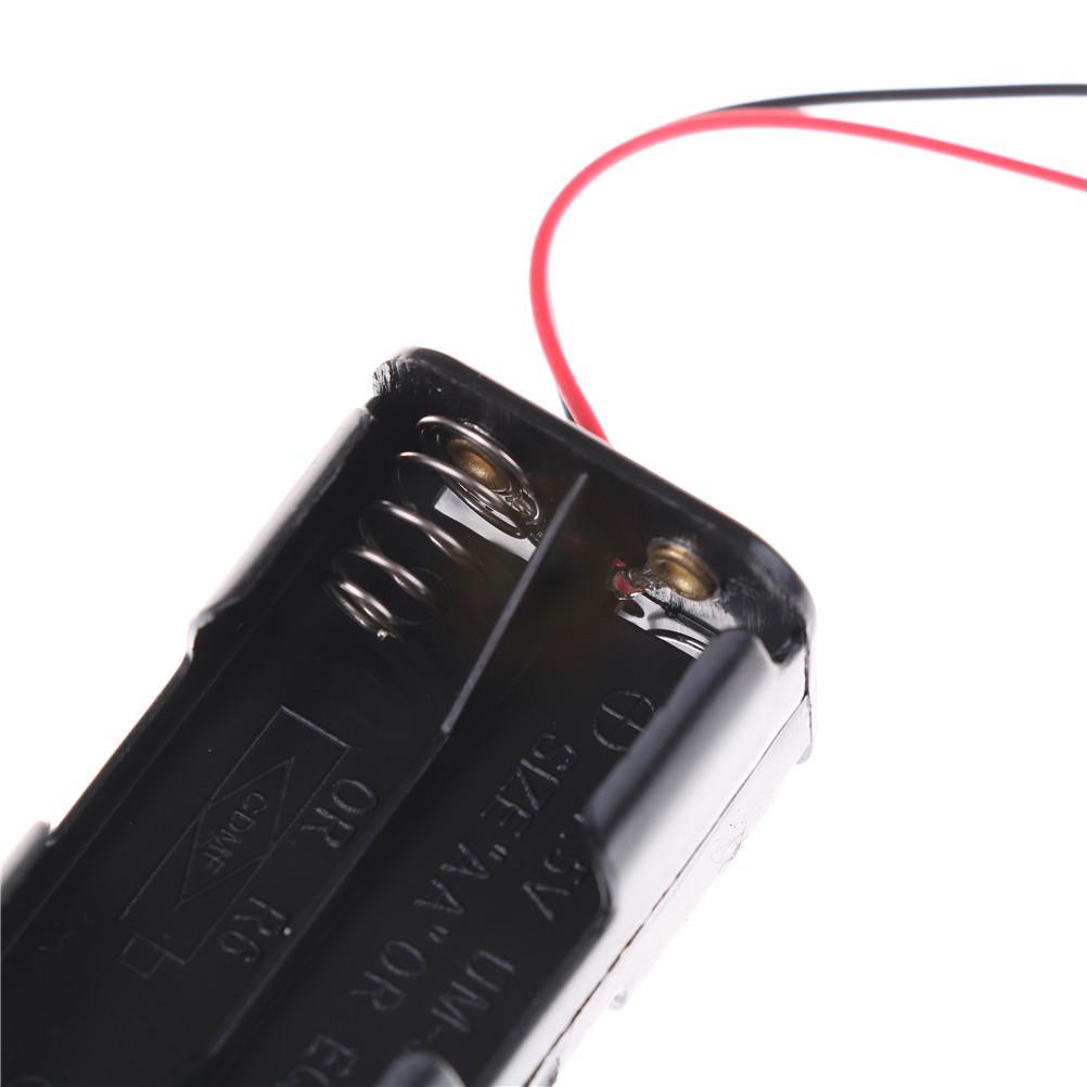 Battery Case Box 4 X Aa Battery Insert Compartment For 1/8 1/10 1/16 Rc Model