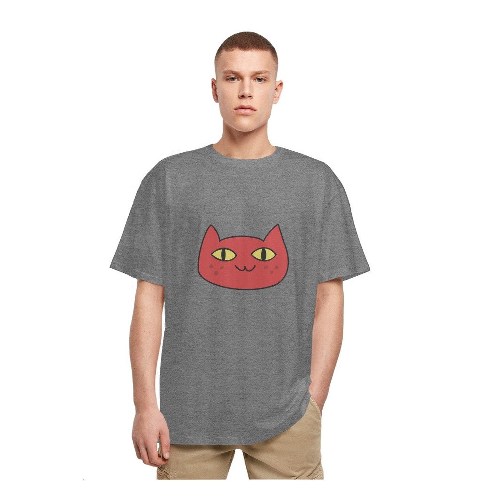 Marceline Red Cat Heavy Oversized T-Shirt 2XL