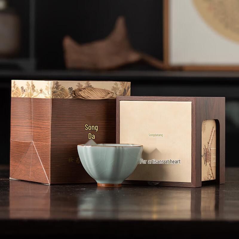 

Chaxun Ru Kiln Master Handmade Teacup