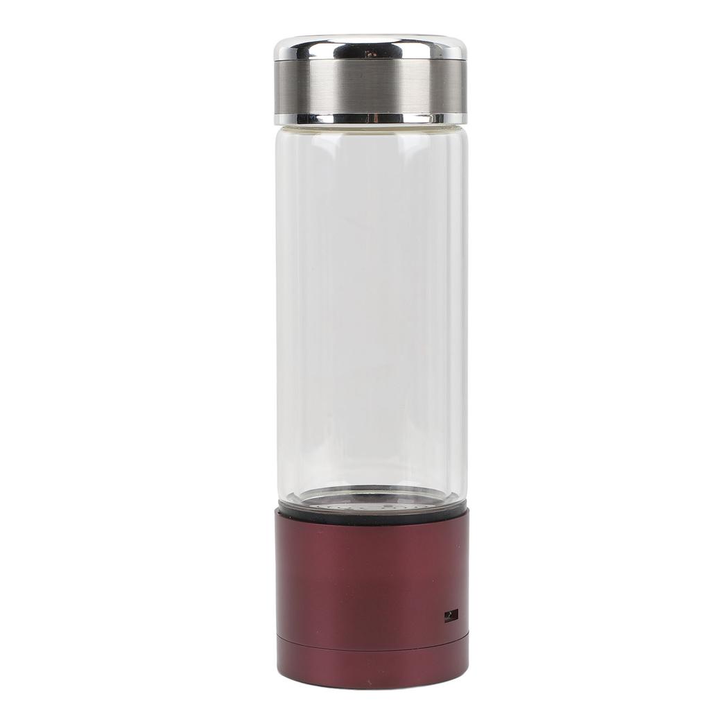 Hydrogen Water Bottle 1200PPB 350ML Hydrogen Rich Water Glass Cup for Office Daily Use Home