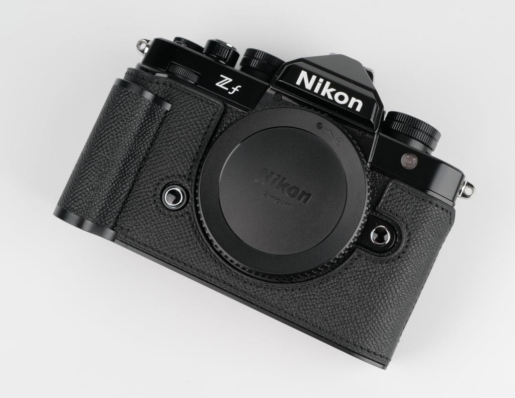 Nikon ZF Camera Camera Camera Genuine Design with Leather Metal Base and Handle and Black CLChandmade Case, Cover, Bag, Leather, 3-in-1 Top, Plate,