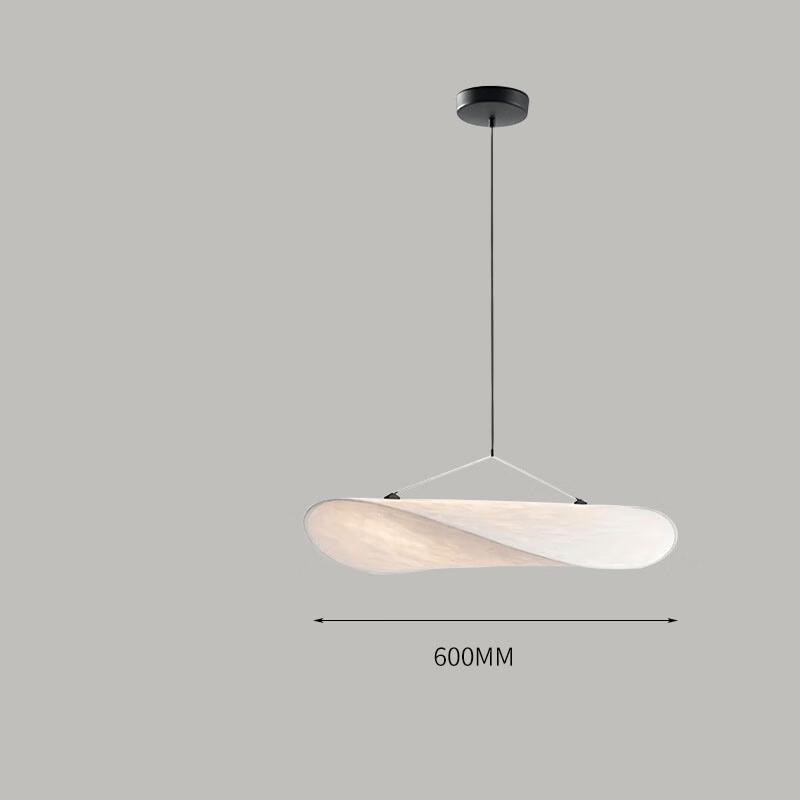 Wabi-sabi Style Silk Pendant Light