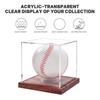 Acryl Transparante Honkbalhouder Golf Tennis Biljart Display Opbergdoos voor het Bewaren van Gesigneerde Sportartikelen