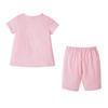 MIKIHOUSE HOT BISCUITS Short Sleeve Loungewear for Size Girls, Pink, 100cm, 72-7302-490