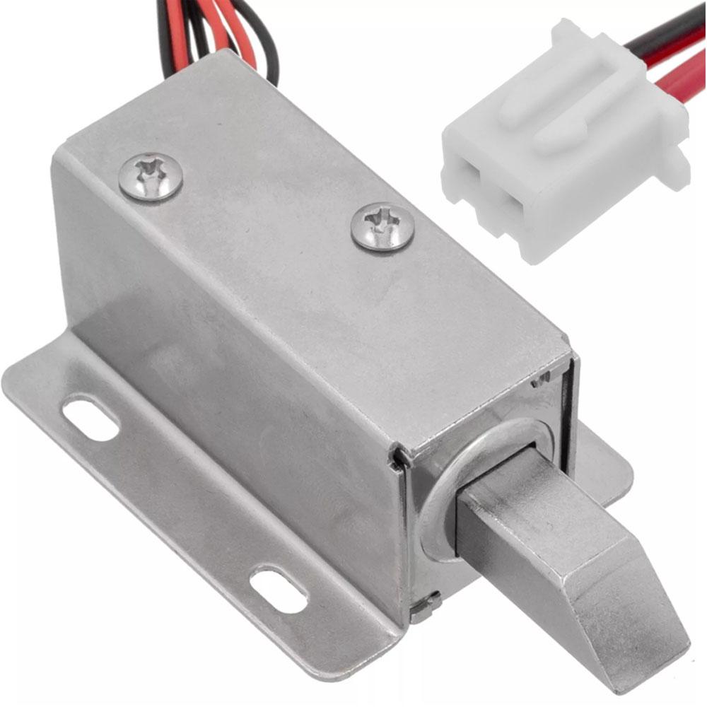 

Solenoid Lock 0.6a Electronic Lock Door Electromagnet Upward Tongue Electronic Door Lock For Cabinet Door Access Control белый