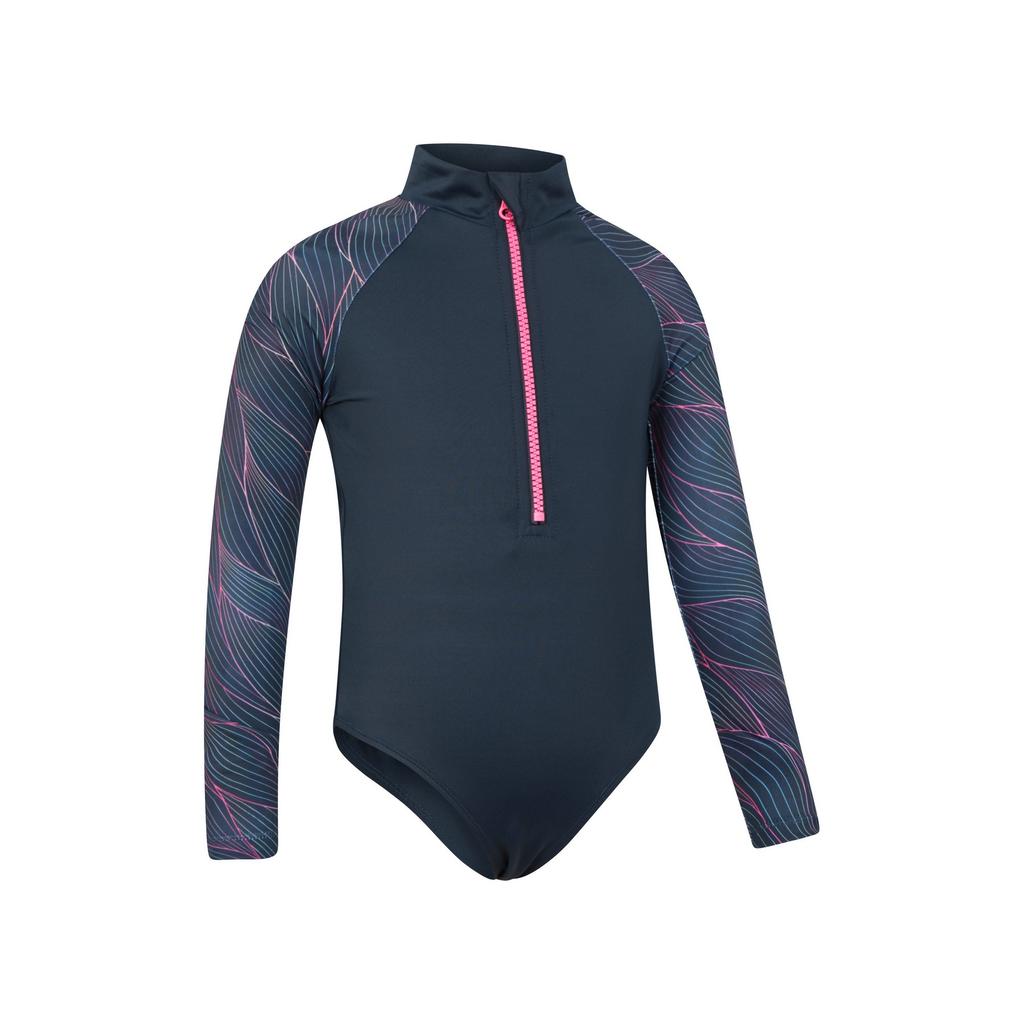 Mountain Warehouse Girls Mira Lines Rash Guard Swimsuit