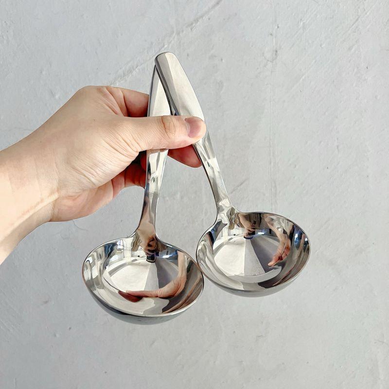 Spoon for Eating Snail Noodles, 1810 Stainless Steel Spoon for Eating Noodles, Special Spoon for People Who Like to Eat Large Portions of Dry Rice