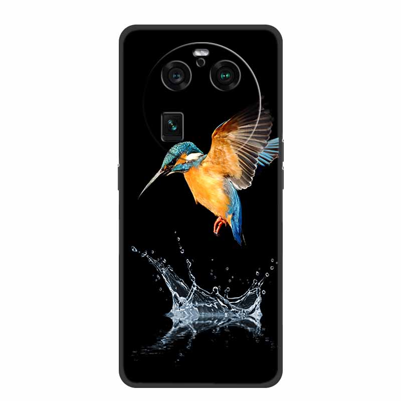 For Oppo Find X6 Pro Case Original Soft Silicone Shockproof Phone Back Cover Cases for Oppo Find X6 Pro 5G Cool Protector Shell