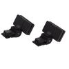 2 Stück Staubschutz-Scharnier Ersatz für Keenwood KD 291R Plattenspieler ABS Plattenspieler Staubschutz-Scharnier Plattenspieler Teile
