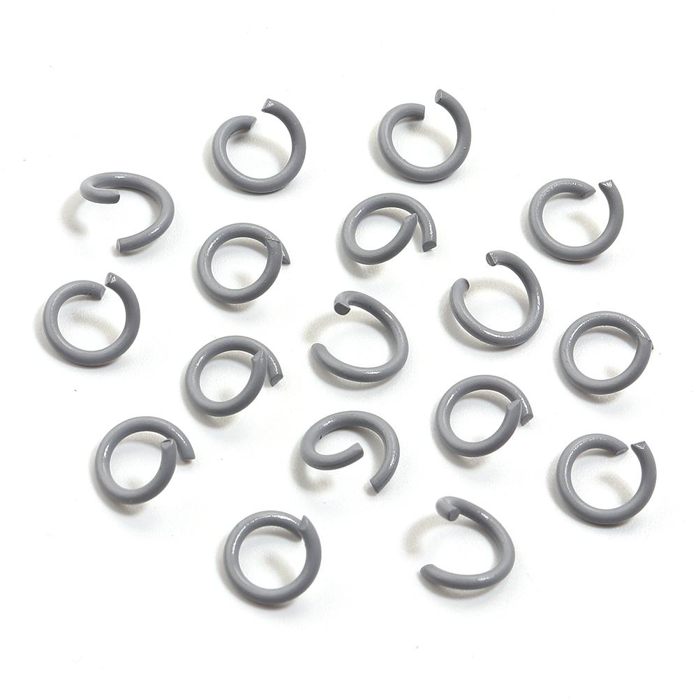 200pcs/Lot 8mm Colorful Metal Jump Rings Open Split Ring Connector For Choker Necklaces Bracelet Chain Maille Jewelry Making
