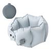 Inflatable U-Shape Neck Pillow Portable Press To Inflate Ergonomic Head Neck Support Ultralight Car Airplane Train Outdoor Travel Cervical Cushion