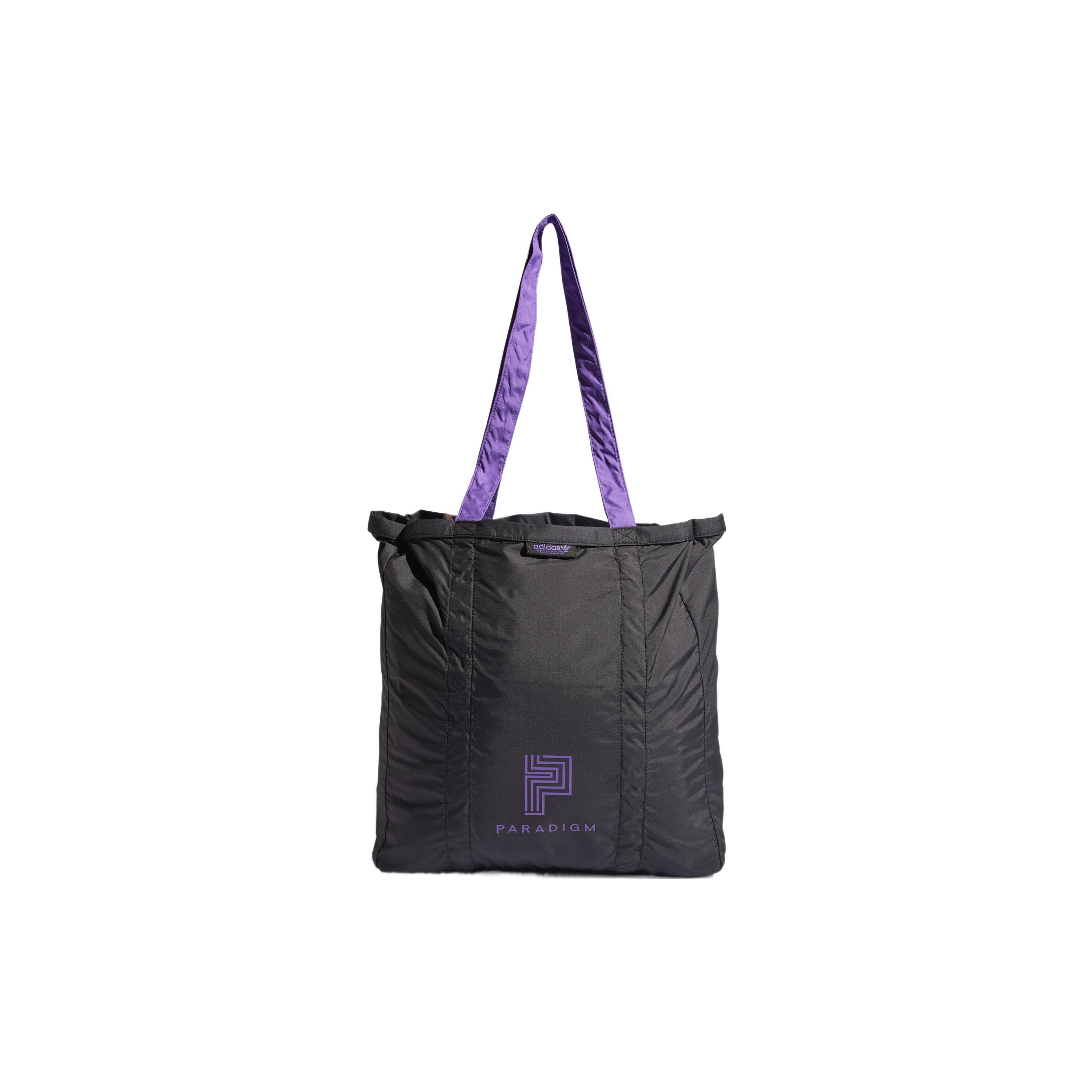 Adidas Originals X Paradigm Collaboration Sports Tote Bag Men Tote Bag Black HB8555 Black