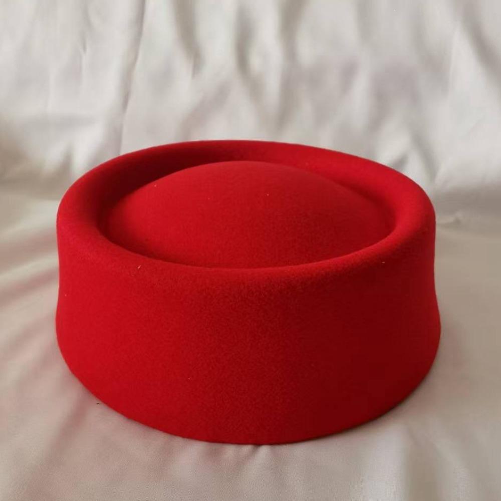 Fedoras Pillbox Hat Elegant Fedora Hat Fashion Flat Cap Banquet