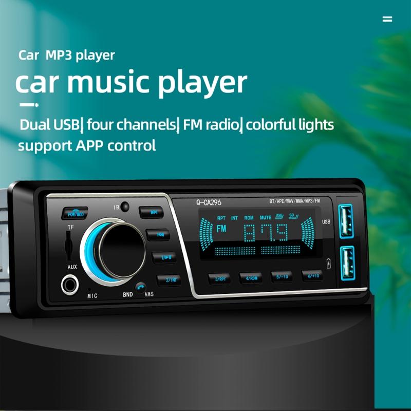 Handsfree Bluetooth-compatible Car MP3 Adapter Music Player FM Radio Transmitter