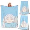 Sousou No Frieren Blankets Soft Warm Flannel Throw Blanket Bedspread for Bed Living Room Picnic Travel Home Sofa