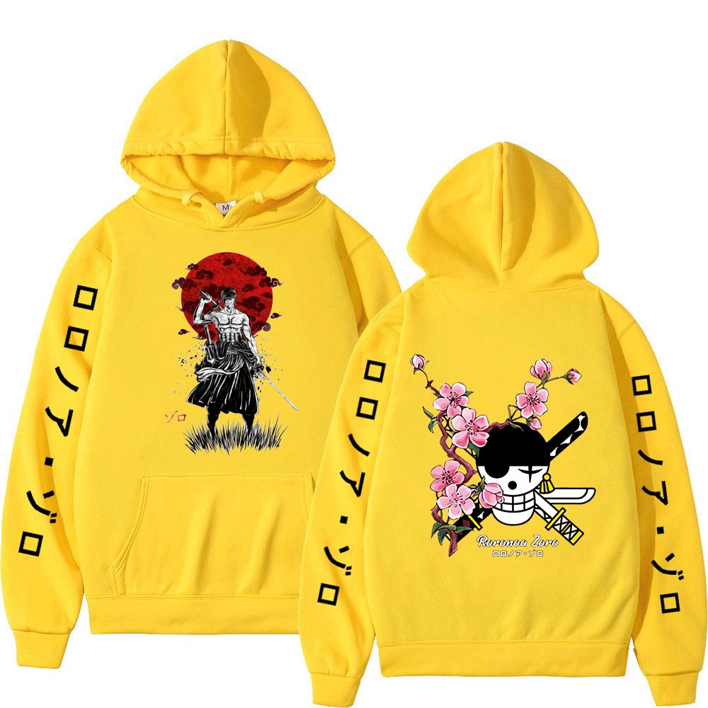 Japonské Anime Luffy Roronoa Zoro Sanji Harajuku Mikiny Pánské Dámské Ležérní Móda Unisex Mikina Pánský Top