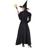 Halloween Stage Show Black Witch Sorcerer Cosplay Parent-Child Costume
