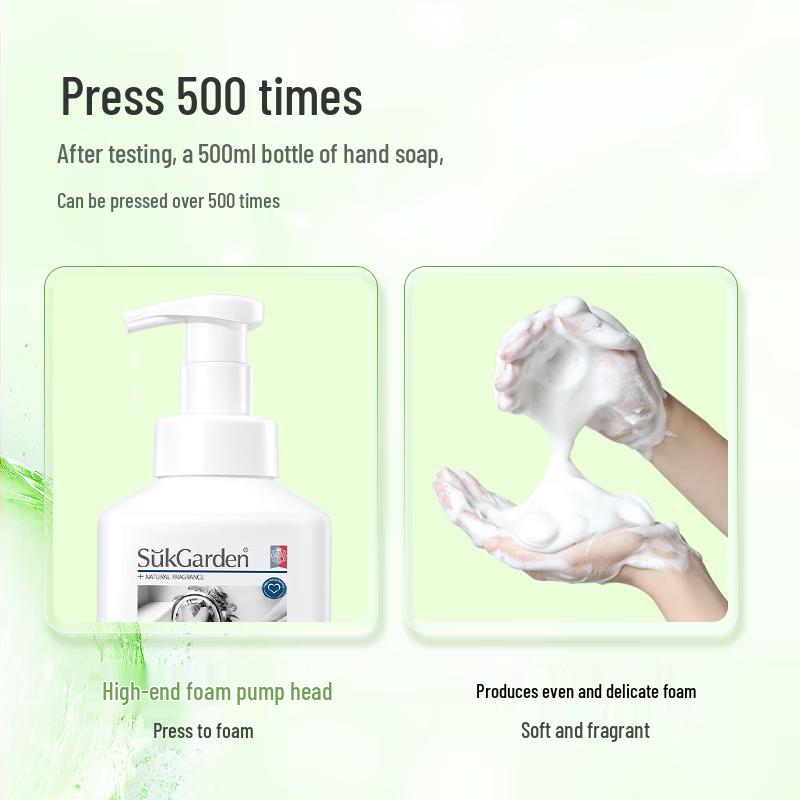 Vego Garden Tea Scent Foaming Hand Soap 3 X 500ml Pack