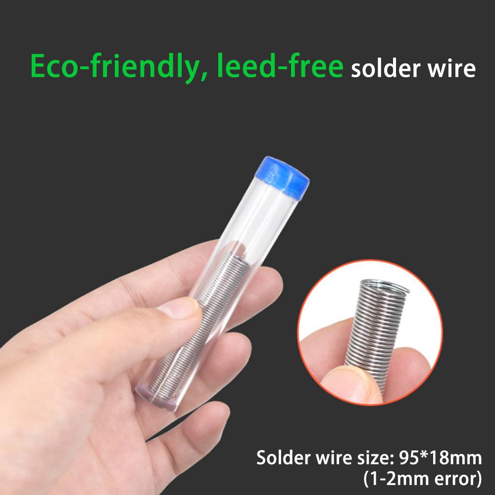 15-Piece Adjustable Soldering Kit with 60W Iron, 5 Tips, Desoldering Pump, Stand, and Tweezers