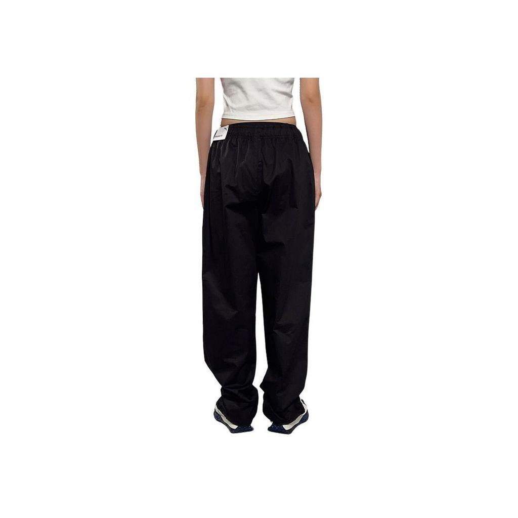Puma Loose Breathable Lace-Up Mid-Waist Knitted Sports Pants Men Bottoms 693551-01