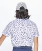 Coq Sportif cool to the highly WH00 [Le Golf] Short-sleeved shirt, all-over pattern, sweat-wicking, quick-drying, stretch-forcer, touch, breathable,