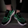 Mesh Breathable Sneakers Lightweight Soft-soled Running Shoes 2025 Summer New Fashion Trend Men's Shoes Luminous Upper