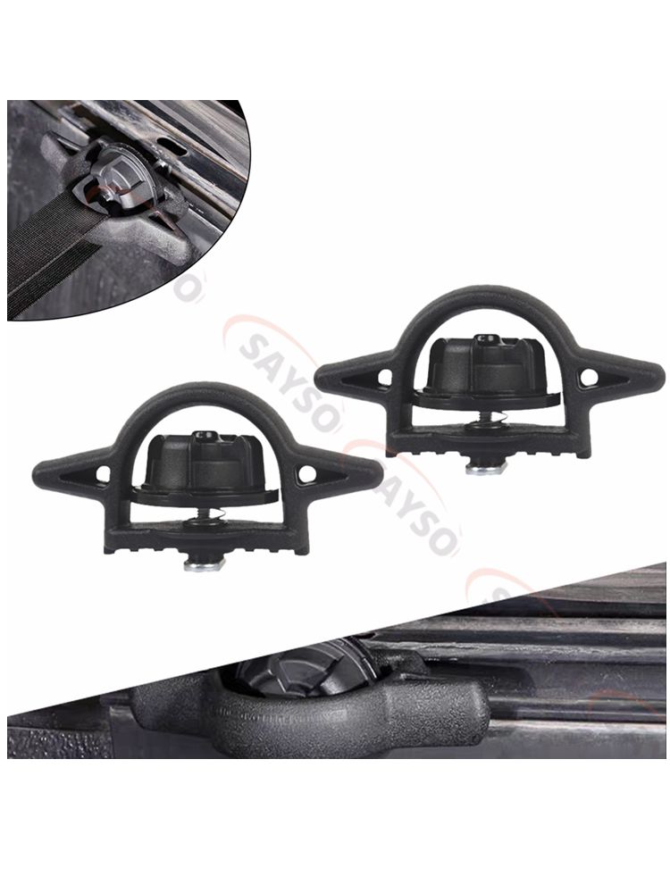 

2PC Tie Down Bed Cleat Deck Rail System Truck Anchor For Toyota Tacoma 2005-2025 Tundra 2007-2025 Trunk Hook Clip PT278-35160