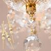 500 Connecteurs Cristal Papillon Crochets Métalliques pour Lustres en Cristal Pinces Papillon Polies Connecteurs Pendentifs Pièces de Fixation