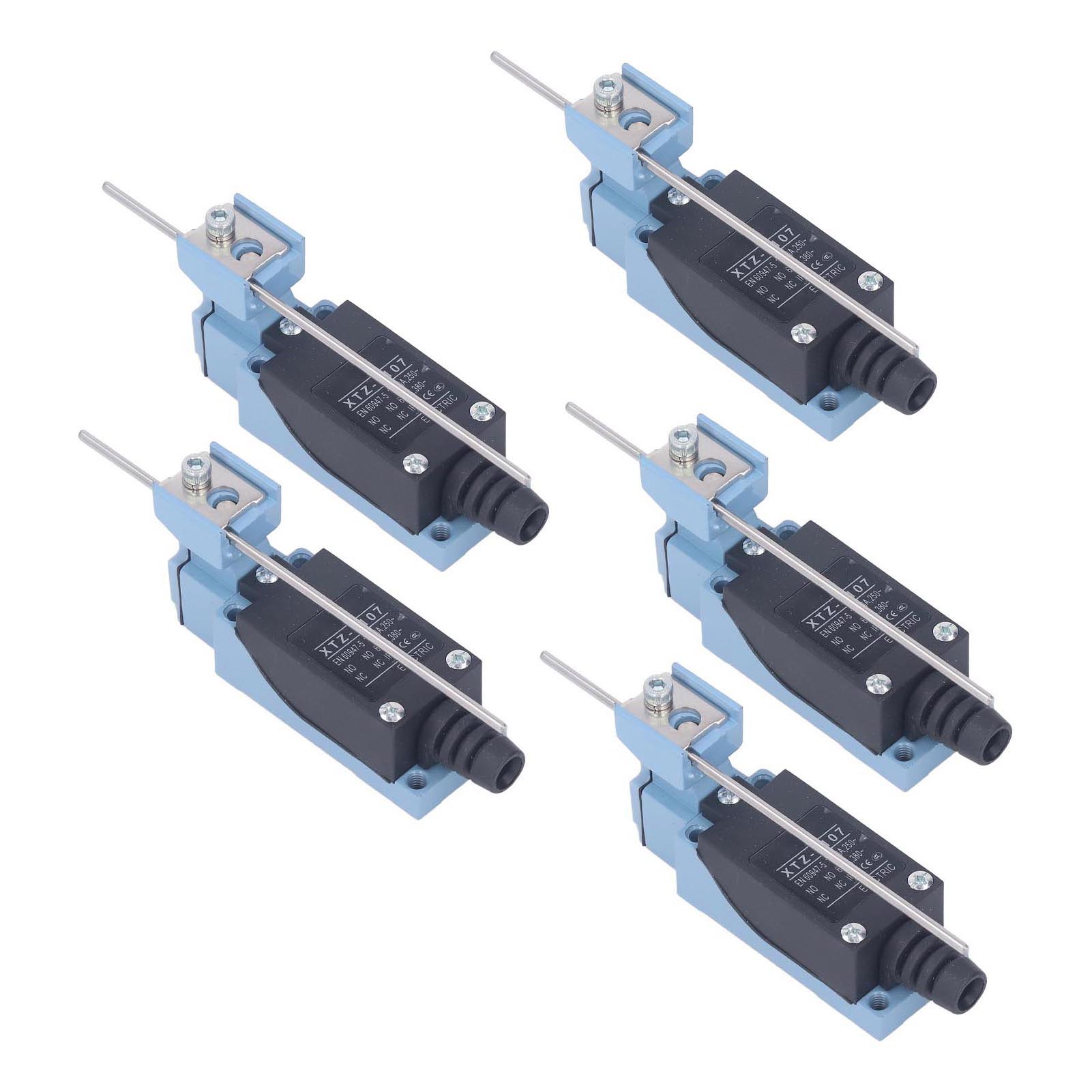 

5 ШТ Миттєвий кінцевий вимикач Регульований важіль з роликом Кінцевий вимикач для фрезерного верстата з ЧПУ 3D-принтера