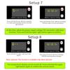 Batteriekapazitätsanzeige Blei-Säure Lithium LiFePO4 Digitales Voltmeter Amperemeter Messgerät Wattmeter mit Temperaturalarm DC 8-100V
