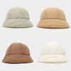 Soft Girl Solid Color Corduroy Fishtail Cap With Sun Protection For Spring And Autumn