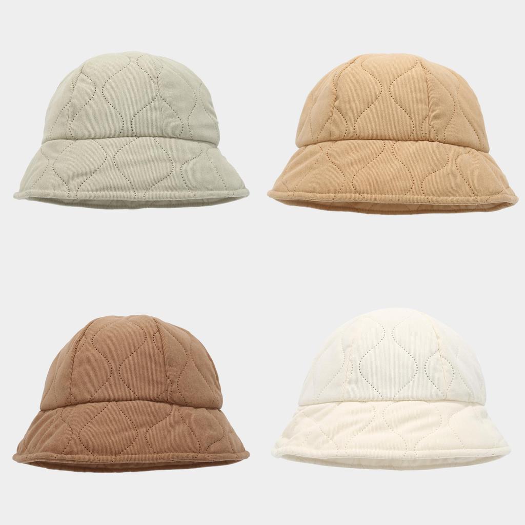 Soft Girl Solid Color Corduroy Fishtail Cap With Sun Protection For Spring And Autumn