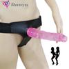 Lesbian Strapon Dildo Kalhotky Realistické Penis Dildo Dildo Opasek anální kolík Přísavka Sexuální hračky pro ženy