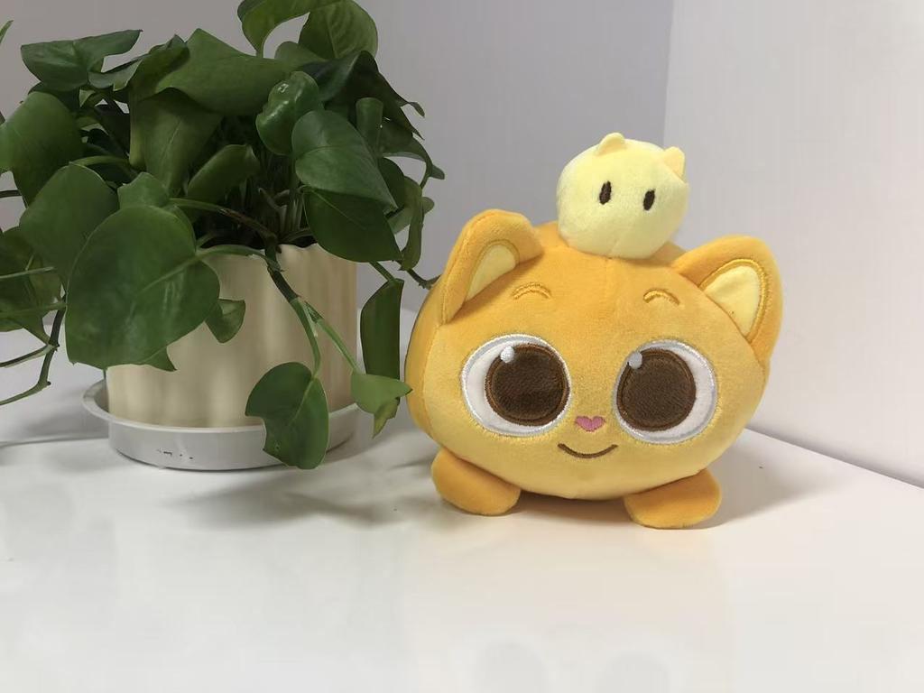 Kawaii Pink Doll Hogi Animated Plush Toy PP Cotton Educational Interactive Playthings for 14 Years Multifunctional Design
