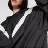 Nike Color Block Long Hooded Windbreaker Women Outerwear Black White DX9873-010