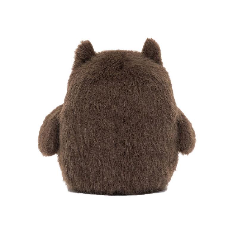 JELLYCAT Bird Series Brown Owl Cute Doll Plush Doll 11cm Height