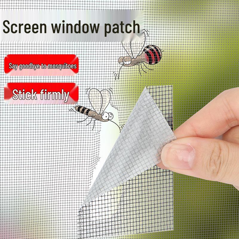 Self-Adhesive Screen Repair Patch: Leak-Proof Mesh Tape for Window/Mosquito Protection