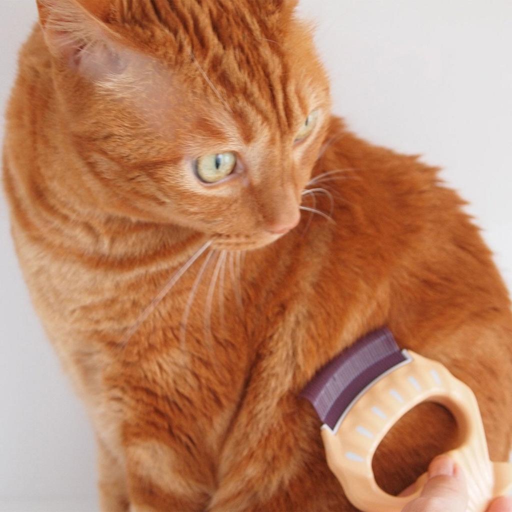 Soft E1 brush for cats Philocomb(R) short-haired