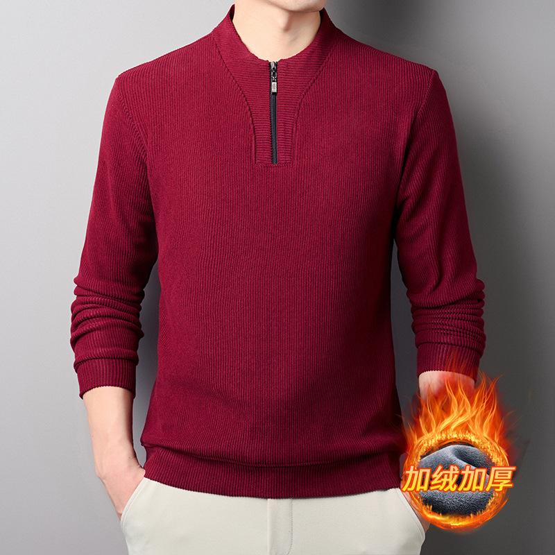 V-Neck Men s Long Sleeve Winter Hoodie Hoodie M