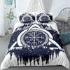 Ethnic Celtic Helm of Awe Bedding Set EU Single Double King US Twin Full Queen King Bed Linen Set