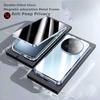 Anti Peeping Case for Huawei Honor Honor Magic 8 7 4 Pro, Double Sided Tempered Glass,Metal Frame with Lens Protector Phone Bumpers