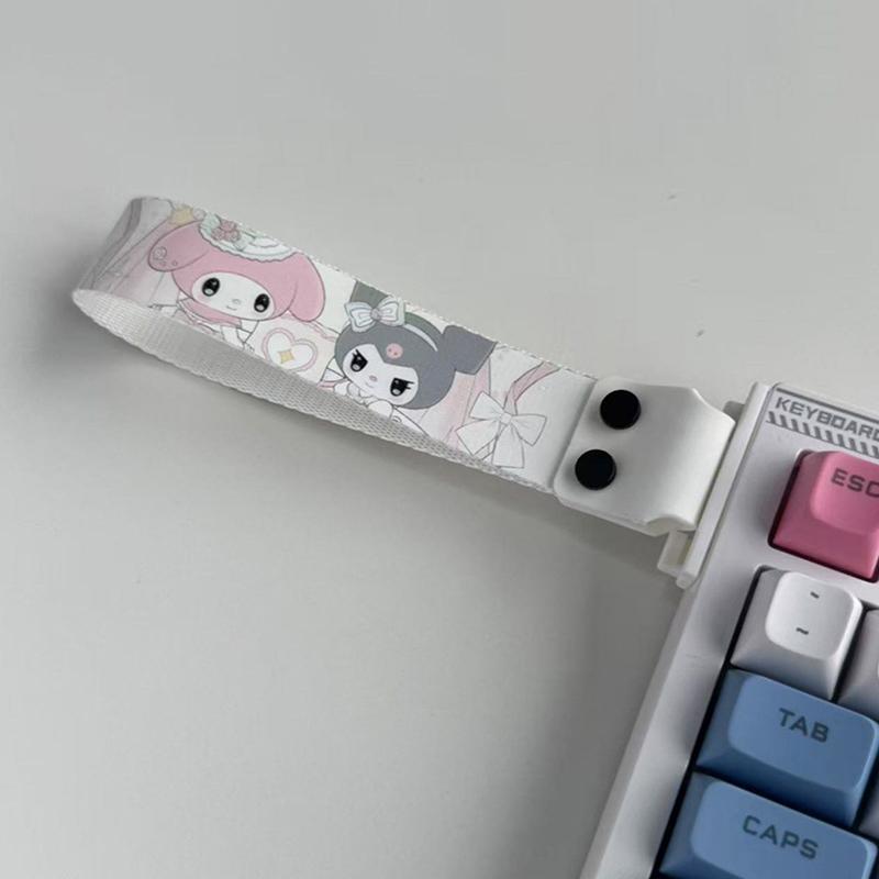 

Лента для клавиатуры Механическая клавиатура Ремешок Универсальный Персонализированный Аниме Лента для клавиатуры Декор Аксессуары