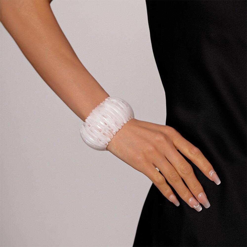 Wide Size Bohemian Bracelet Acrylic Material Retro Hand Ring  Fashion Accessories