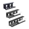 Efficient Socket Organizer No Drilling Wires Rack Power Strips Holder Tray Metal Cable Storage Shelf Organization Stand