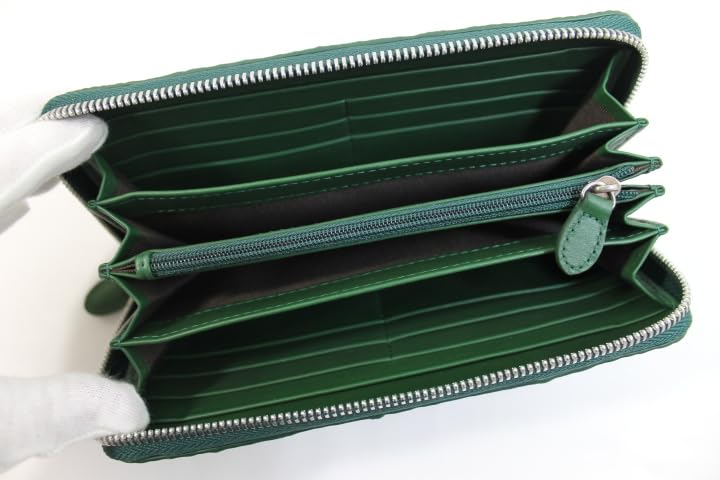 Kimono Crocodile Wallet Green Genuine Back Leather Matte Finished Single Piece Leather Centered Crown Top Quality Product [Luxury Store]