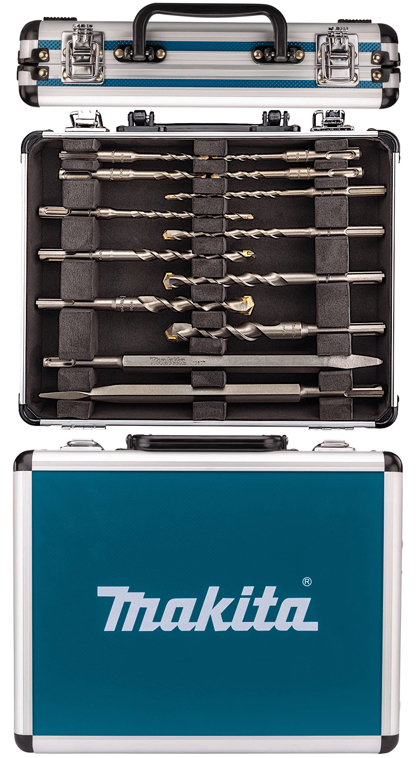 

Makita Vibration Drill Bit SDS PLUS Chisel Set of 13 Aluminum Case Included Hammer Drill Bit D-42400 [Item]