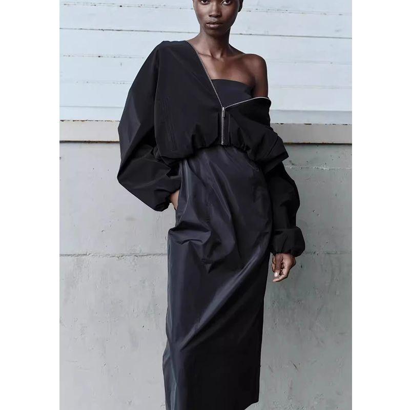 Spring New Women's Clothing French Lazy Style Hooded Long Sleeves Casual Loose Short Jacket Outwear 3046257