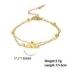 Cazador Stainless Steel Walking Cat Box Chain Bracelet for Women Animal Kitten Wax Rope Bracelet Jewelry Mother's Day Gift